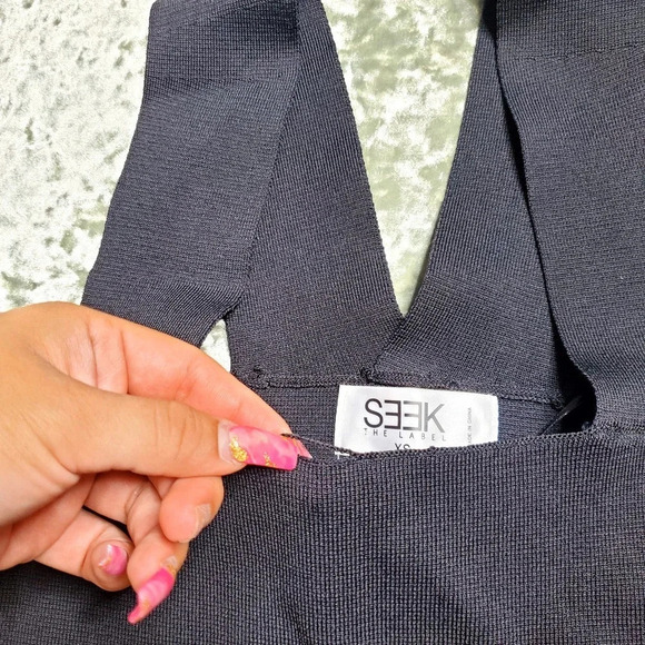 Seek The Label Black Bodycon Dress - Picture 7 of 10